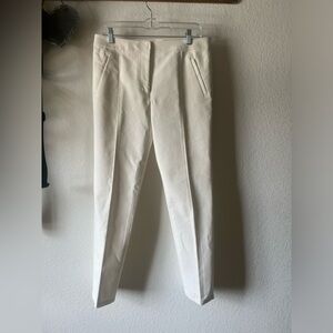 Tory Burch, off-white thick ankle length slacks size 8
28. Inseam/32 waist.